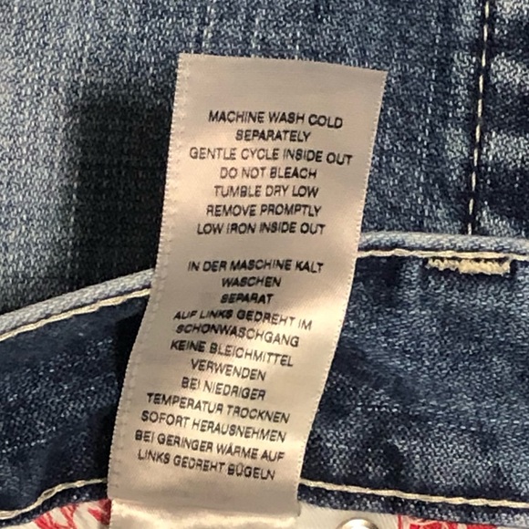 TRUE RELIGION Men’s Far Out Clean Straight Natural Denim Jeans Size 38 NWT - Picture 8 of 9